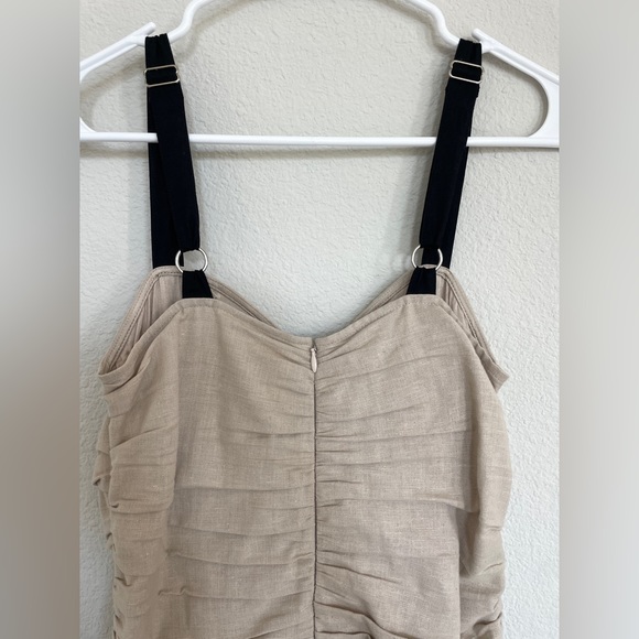 NWT Summer Ruched Midi Dress - Anthropologie - Picture 5 of 11